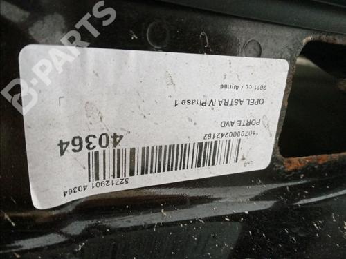 Right front door OPEL ASTRA J (P10) 1.7 CDTI (68) | BP11998947C3 