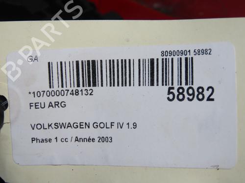 Venstre baglygte Venstre baglygte VW GOLF IV (1J1) 1.9 TDI (110 hp) 37062705 37062705