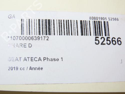 Højre forlygte SEAT ATECA (KH7, KHP) 1.6 TDI | BP28969413C29 - Image 2
