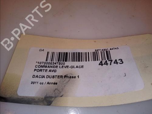 Left front window switch DACIA DUSTER (HS_) 1.6 16V | BP12116911I27 - Image 2