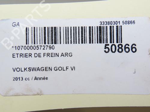 Left rear brake caliper VW GOLF VI Variant (AJ5) 1.4 TSI | BP28967696M107 - Image 6