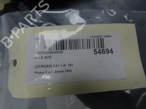 Right front fenders CITROËN C4 I (LC_) 1.4 16V | BP28830936C42 