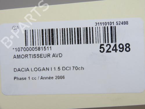 Right front shock absorber DACIA LOGAN (LS_) 1.5 dCi (LS0K) | BP36893421M17  - Image 7