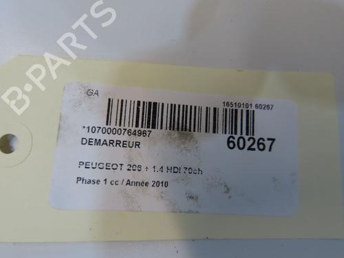 Used Starter Starter PEUGEOT 206+ (2L_, 2M_) 1.4 HDi eco 70 (68 hp) 40110584 40110584