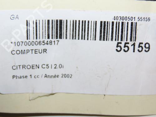 Instrument cluster CITROËN C5 I (DC_) 2.0 16V (DCRFNC, DCRFNF) | BP28968028C47 