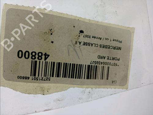 Right rear door MERCEDES-BENZ A-CLASS (W169) A 180 (169.032, 169.332) | BP17241616C5 