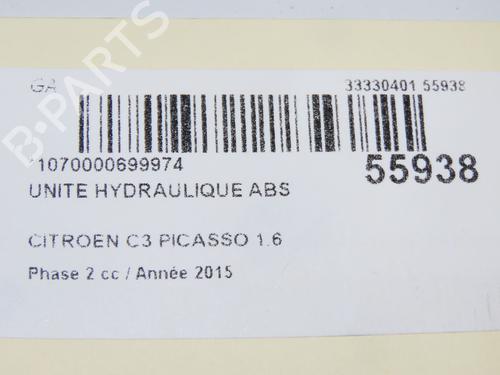 Used ABS pump ABS pump CITROËN C3 Picasso (SH_) 1.6 BlueHDi 100 (99 hp) 32740680 32740680