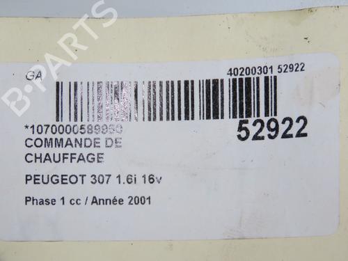 Used Climate control PEUGEOT 307 (3A/C) 1.6 16V (109 hp) 32308378