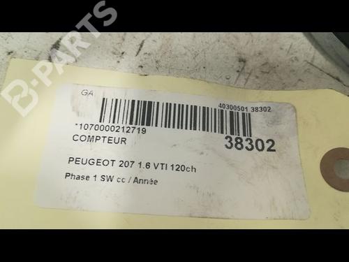 Instrument cluster PEUGEOT 207 SW (WK_) 1.6 16V | BP9605073C47 