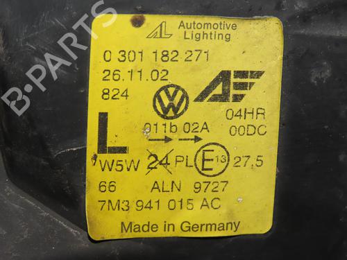 Left headlight VW SHARAN (7M8, 7M9, 7M6) 1.9 TDI | BP30404082C28