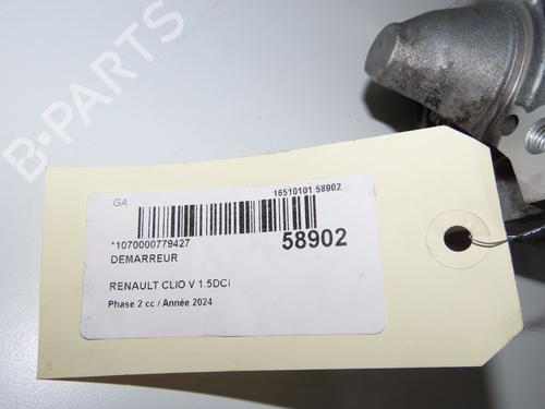 Startmotor Startmotor RENAULT CLIO V (B7_) 1.5 Blue dCi 100 (B7AD) (101 hp) 37432530 37432530