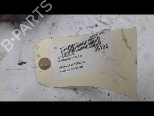 Rétroviseur droit Rétroviseur droit RENAULT 25 (B29_) 2.1 Turbo-D FWD (B290, B29W) (86 hp) 23176220 23176220
