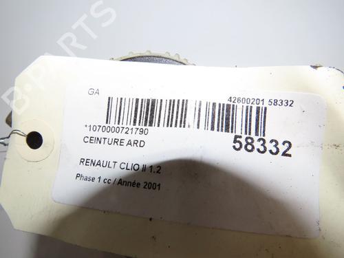 Used Rear right seatbelt Rear right seatbelt RENAULT CLIO II (BB_, CB_) 1.2 (BB0A, BB0F, BB10, BB1K, BB28, BB2D, BB2H, CB0A,... (58 hp) 40273982 40273982