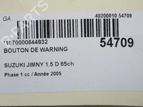 Used Warning switch Warning switch SUZUKI JIMNY Closed Off-Road Vehicle (SN) 1.5 DDiS 4WD (SN415D) (65 hp) 36426979 36426979
