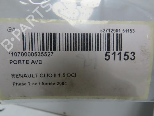 Right front door RENAULT CLIO II (BB_, CB_) 1.5 dCi (B/CB08) | BP26381259C3 