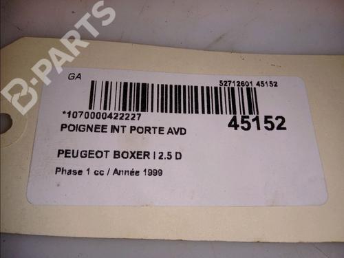 Front right interior door handle PEUGEOT BOXER Van (230L) 2.5 D | BP12094976I14