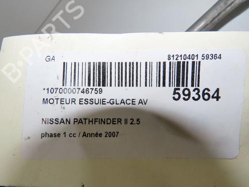 front-wiper-motor-nissan-pathfinder-iii-r51-2005-39157368 main image