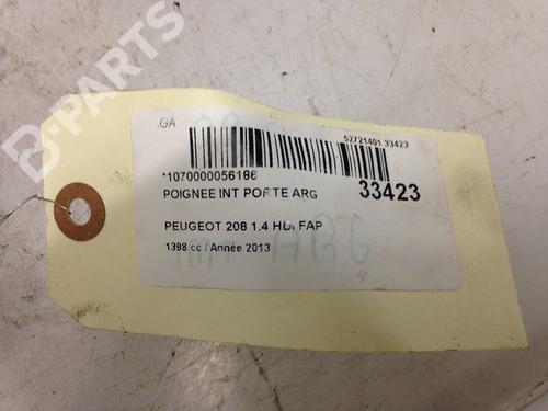 Rear left interior door handle PEUGEOT 208 I (CA_, CC_) 1.4 HDi | BP9594542I15 