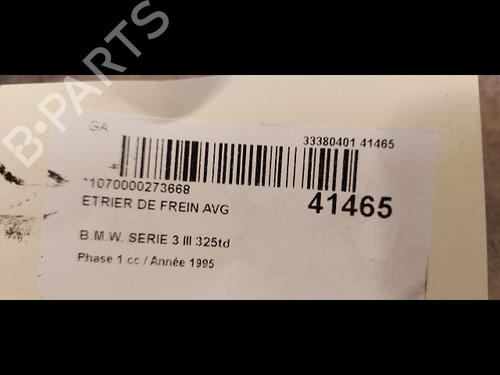 Used Left front brake caliper BMW 3 (E36) 325 tds (143 hp) 14878340