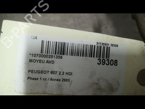 Used Left front steering knuckle PEUGEOT 607 (9D, 9U) 2.2 HDi (133 hp) 14875518