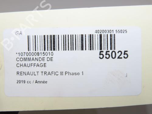Climate control RENAULT TRAFIC III Van (FG_) 2.0 dCi 120 (FGMN) | BP39481596I5 - Image 4