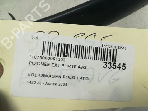 Used Front left exterior door handle VW POLO IV (9N_, 9A_) 1.4 TDI (75 hp) 9595035