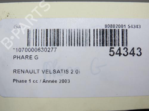 Left headlight RENAULT VEL SATIS (BJ0_) 2.0 16V Turbo (BJ0K) | BP31121172C28 - Image 7