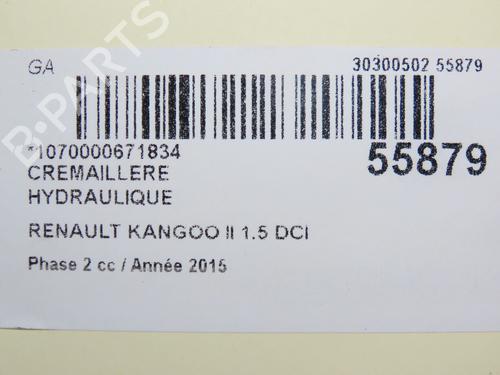 Used Steering rack RENAULT KANGOO Express (FW0/1_) 1.5 dCi 90 (FW0G, FW05, FW08, FW11) (90 hp) 30630848