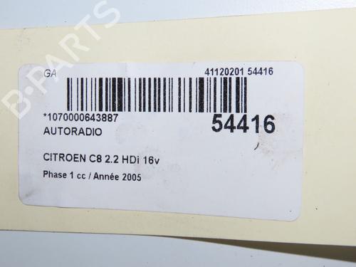 Radio CITROËN C8 (EA_, EB_) 2.2 HDi | BP32457515E6  - Image 5