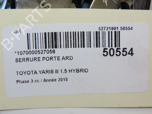 Rear right lock TOYOTA YARIS (_P13_) 1.5 Hybrid (NHP130_) | BP18953705C99 
