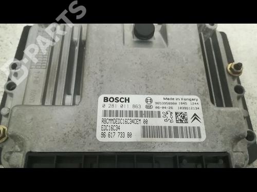 Engine control unit (ECU) PEUGEOT 307 (3A/C) 1.6 HDi | BP9606314M57 