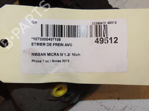 Left front brake caliper NISSAN MICRA IV (K13K, K13KK) 1.2 | BP16832914M105 