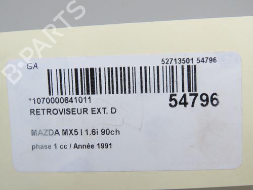 Used Right mirror Right mirror MAZDA MX-5 I (NA) 1.6 (NA6C) (115 hp) 32277469 32277469