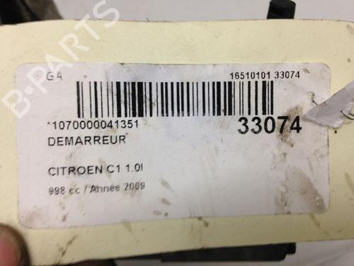 Used Starter CITROËN C1 (PM_, PN_) 1.0 (68 hp) 9593321