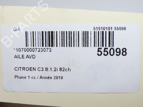 right-front-fenders-citroen-c3-iii-sx-2016-38023764 main image
