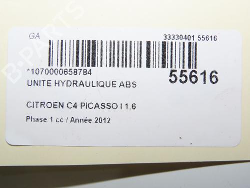 ABS pump CITROËN C4 Grand Picasso I (UA_) 1.6 HDi 110 | BP31120358M43 