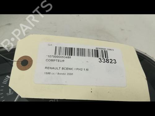 Kombiinstrument RENAULT SCÉNIC I MPV (JA0/1_, FA0_) 1.6 (JA00, JA16, JA15, JA19, JA1V, JA2B, JA2C, JA0B,... (107 hp) 23174744