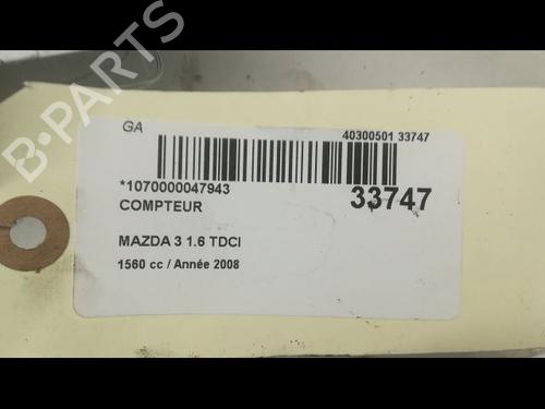 Used Instrument cluster MAZDA 3 (BK) 1.6 DI Turbo (109 hp) 9593825