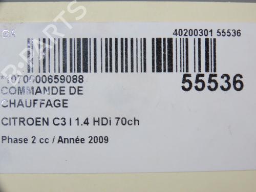 Climate control CITROËN C3 I (FC_, FN_) 1.4 HDi | BP30164320I5 