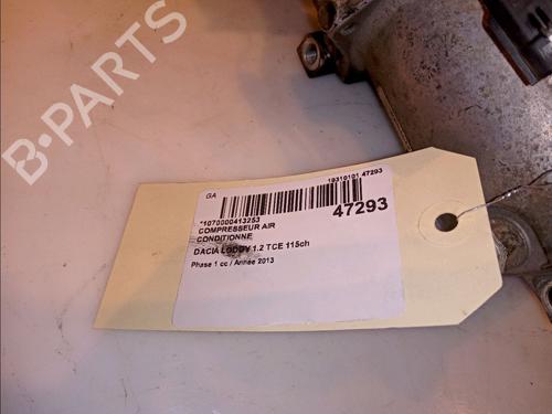 AC compressor DACIA LODGY (JS_) 1.2 TCe (JSAY, JSM0) | BP12234667M34 