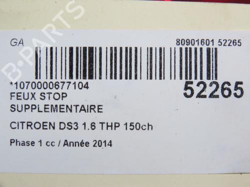 Third brake light CITROËN DS3 (SA_) 1.6 THP 155 | BP31121262L11 - Image 5