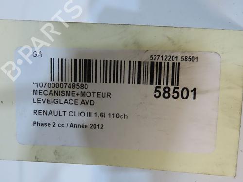 front-right-window-mechanism-renault-clio-iii-br01-cr01-2005-2006-2007-2008-2009-2010-2011-2012-2013-2014-38226461 main image
