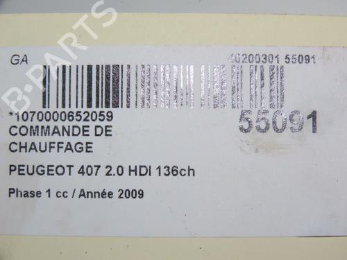 climate-control-peugeot-407-6d_-2004-2005-2006-2007-2008-2009-2010-2011-30502412 main image