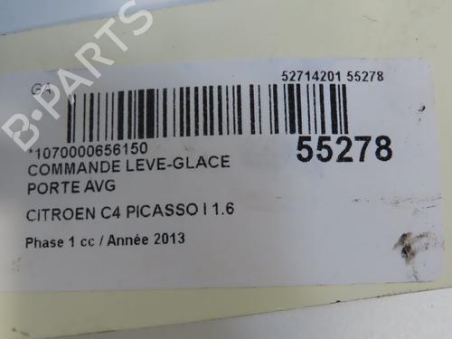 Left front window switch CITROËN C4 Picasso I MPV (UD_) 1.6 HDi 110 | BP33059441I27 - Image 3