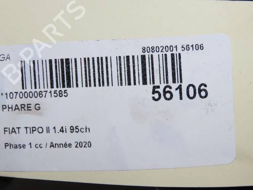Left headlight FIAT TIPO Hatchback (356_, 357_) 1.4 (356HXA1B, 357) | BP37252400C28 - Image 5