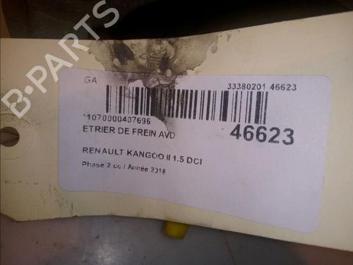 Used Right front brake caliper Right front brake caliper RENAULT KANGOO Express (FW0/1_) 1.5 dCi 90 (FW0G, FW05, FW08, FW11) (90 hp) 14996262 14996262