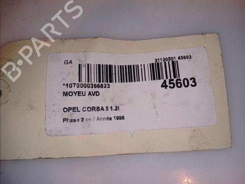 Left front steering knuckle OPEL CORSA B (S93) 1.2 i 16V (F08, F68, M68) | BP14875798M25 