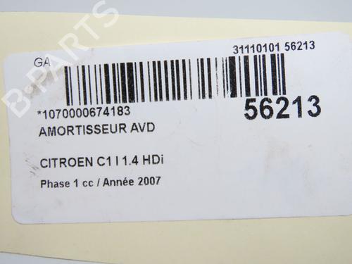 Right front shock absorber CITROËN C1 (PM_, PN_) 1.4 HDi | BP31634180M17 