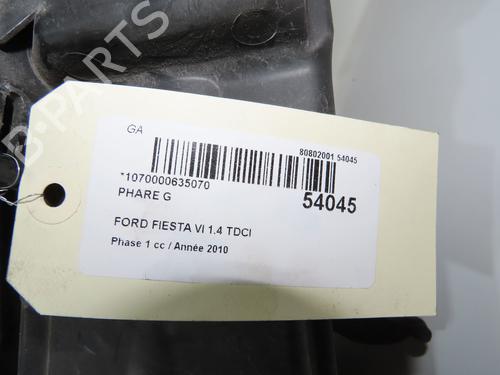 Left headlight FORD FIESTA VI (CB1, CCN) 1.4 TDCi | BP33860715C28  - Image 5