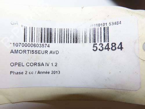 Right front shock absorber OPEL CORSA D (S07) 1.2 (L08, L68) | BP29379905M17